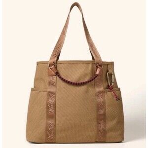 Woolrich x Target Large Canvas Tote bag Khaki Brown NWT